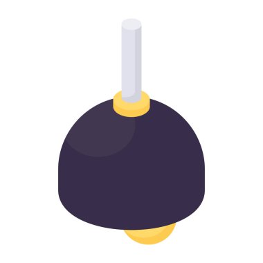 Ampulün modern tasarım simgesi.