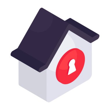 Ev güvenliğinin moda tasarım simgesi 