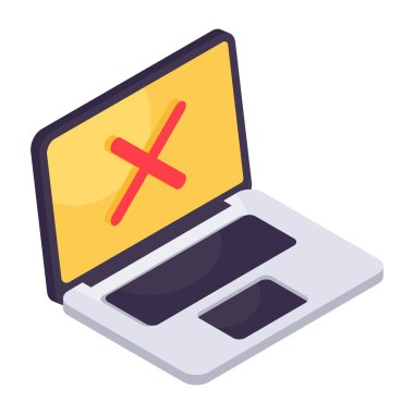 Yanlış sistemin premimium indirme simgesi 