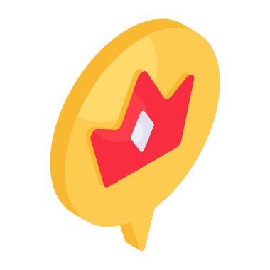 Sohbetin düzenlenebilir tasarım simgesi 