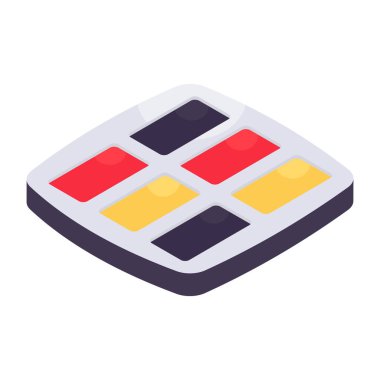 Göz farı kitinin modern tasarım simgesi 