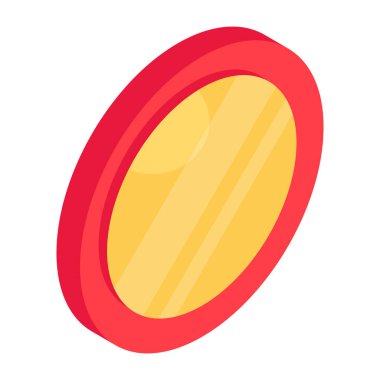 Kompakt tozun mükemmel tasarım simgesi 