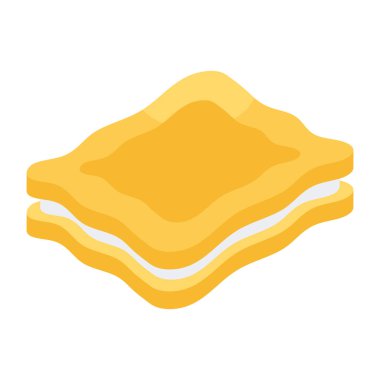 Kurgulanabilir bir bisküvi tasarım simgesi