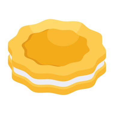 Kurgulanabilir bir bisküvi tasarım simgesi