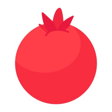 Güzel bir nar tasarım ikonu. 