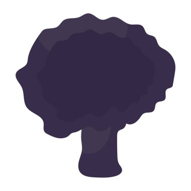 Trendy vector design of broccoli