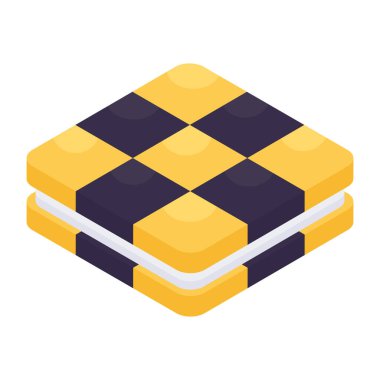 Kurgulanabilir bir bisküvi tasarım simgesi