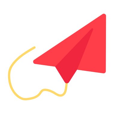 Kağıt düzlemin düzenlenebilir tasarım simgesi