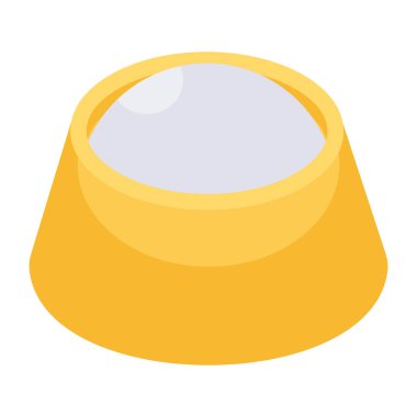 Köpek kasesinin güzel tasarım ikonu.