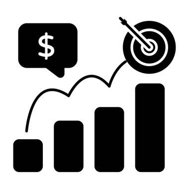 Premium download icon of financial chart