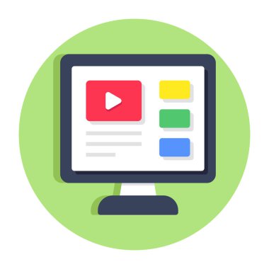 Eğitim videosunun premimium indirme simgesi 