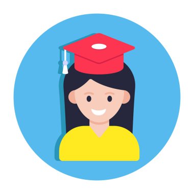 Mezun olmanın moda vektör tasarımı