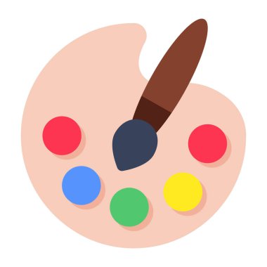         Boya paletinin son moda vektör tasarımı 