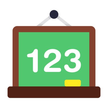 Matematik sınıfının yaratıcı tasarım simgesi