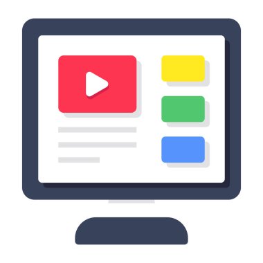 Eğitim videosunun premimium indirme simgesi 