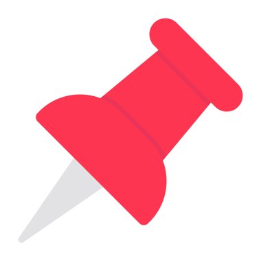 A perfect design icon of pushpin