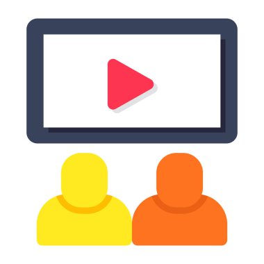 Eğitim videosunun premimium indirme simgesi 