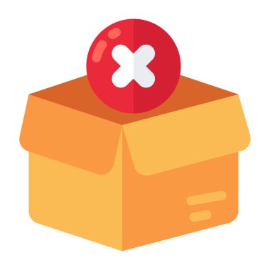 A unique design icon of order cancel