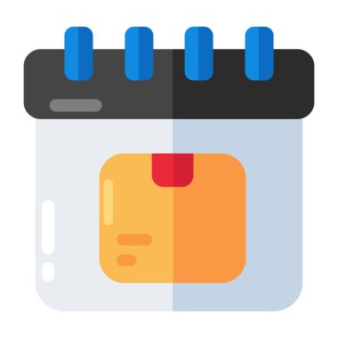 Perfect design icon of parcel schedule