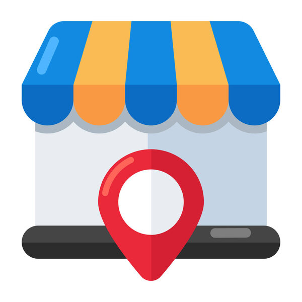 Modern design icon of online shopping