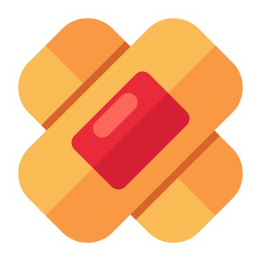 İlk yardım bandajlarının mükemmel tasarım simgesi