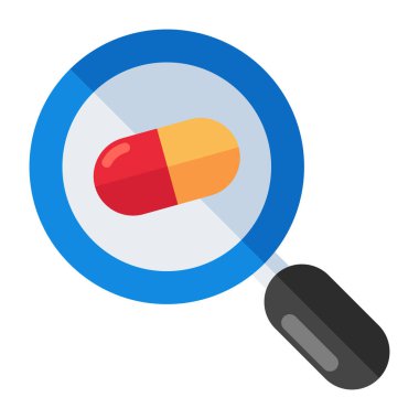 Arama kapsülünün düzenlenebilir tasarım simgesi 