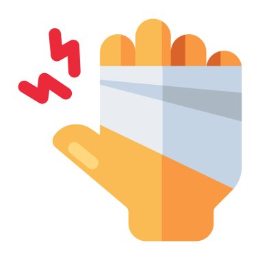 El bandajının mükemmel tasarım simgesi 