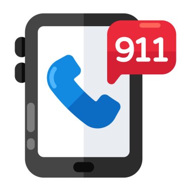 Mobil 911 aramasının mükemmel tasarım simgesi 