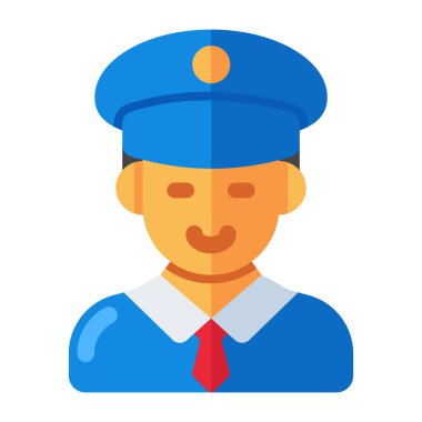 Perfect design icon of policeman 