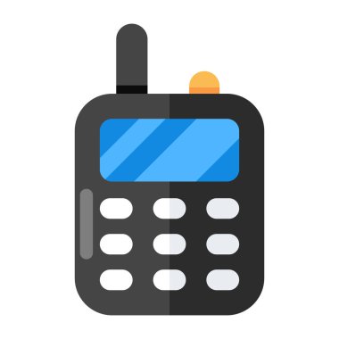 A unique design icon of walkie talkie 