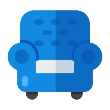 Modern design icon of sofa