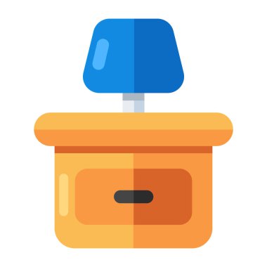 Çekmecelerin eşsiz tasarımı, komodin vektörü 