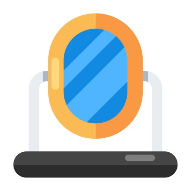 Dikiz aynasının modern tasarım simgesi 