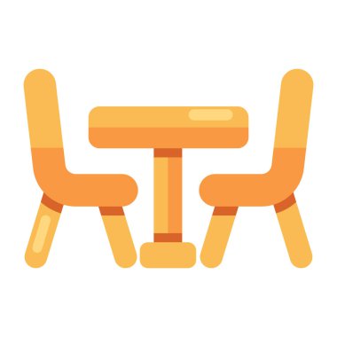 Kafe tablosunun son moda vektör tasarımı