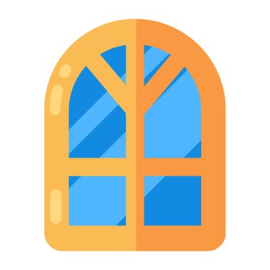 Editable design icon of window