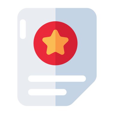 En sevilen dosyanın düzenlenebilir tasarım simgesi