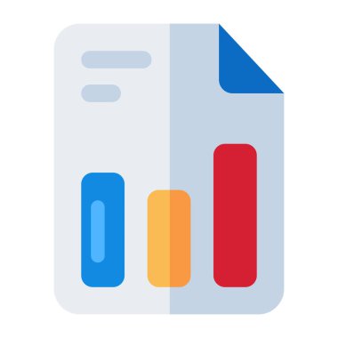 Beyaz arkaplanda izole edilmiş dosyanın yaratıcı tasarım simgesi 