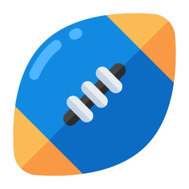 Amerikan futbol ikonu, rugby tasarımı