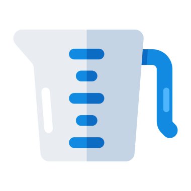 Ölçüm şişesinin mükemmel tasarım simgesi 