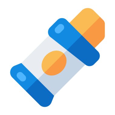 Düzenlenebilir bir su şişesi tasarımı simgesi 