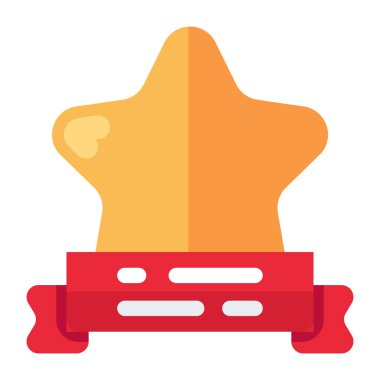 Yıldız etiketinin modern tasarım simgesi