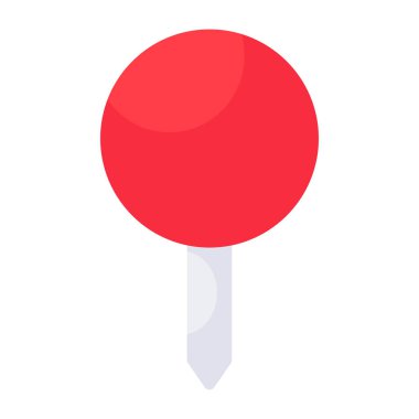 Konum iğnesinin yaratıcı tasarım simgesi