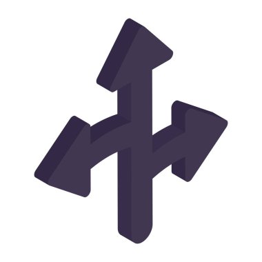 Yön tahtasının bir simge tasarımı 