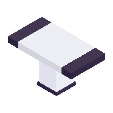 Çalışma tablosunun düzenlenebilir tasarım simgesi