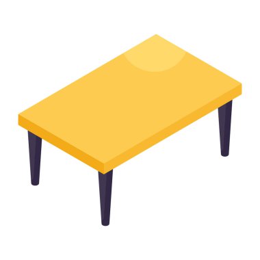 Masanın düzenlenebilir tasarım simgesi