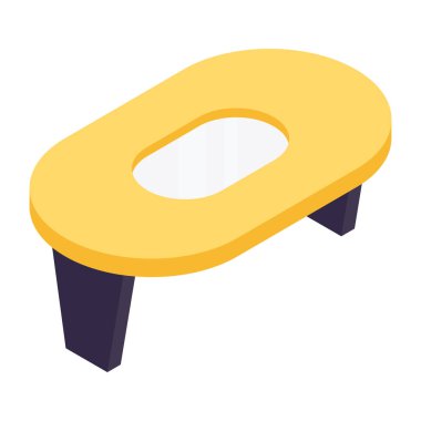 Masanın düzenlenebilir tasarım simgesi