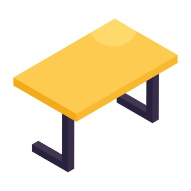 Masanın düzenlenebilir tasarım simgesi