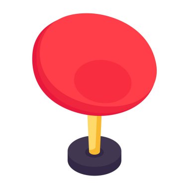 Bar sandalyesinin premimium indirme simgesi