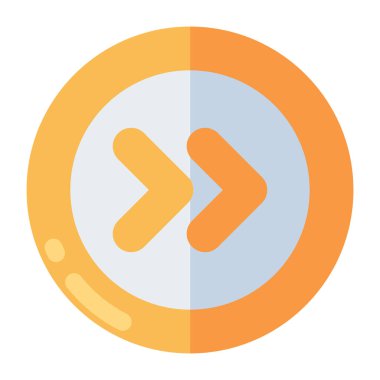 Modern design icon of directional arrows 