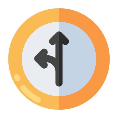 Navigasyon oklarının modern tasarım simgesi 